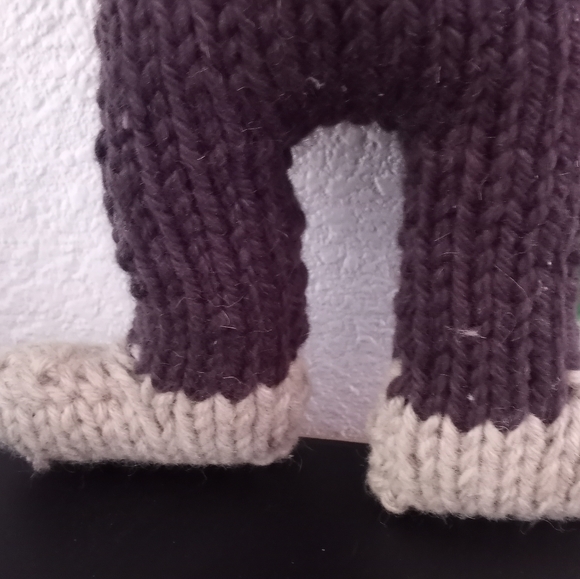 Handmade Wool Crochet Rabbit - Picture 5 of 5